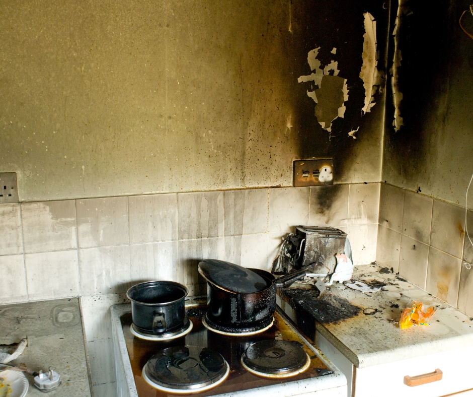 Calamiteitenschoonmaak door brand